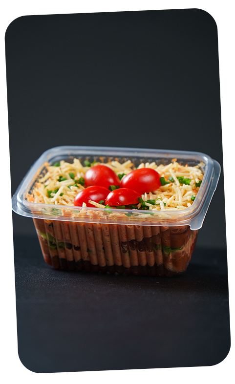 Sanduíche no pote da Salada de Frutas Iporá
